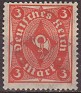 Germany 1922 Post Horn 3 Red Scott 186
